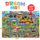 Oriate Kids Toy Dream Mat Monster Truck Activity Playmat, Multi Color Parent-Child Interaction Game Rug, Ideal Children'S Educational Floor Mats For Monster Cars Construction Truck Toys 552-M