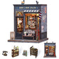Endless Limit Book Nook Kit - 3D Wooden Puzzle  DIY Miniature House Dollhouse Kit for mature-themed and Teens Book Nook Decor  DIY mature-themed Craft Gifts for Family and Friends (John's Hair Salon)