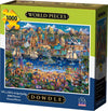 D·O·W·D·L·E Jigsaw Puzzle - World Pieces - 1000 Piece - Fabric - Model 10508