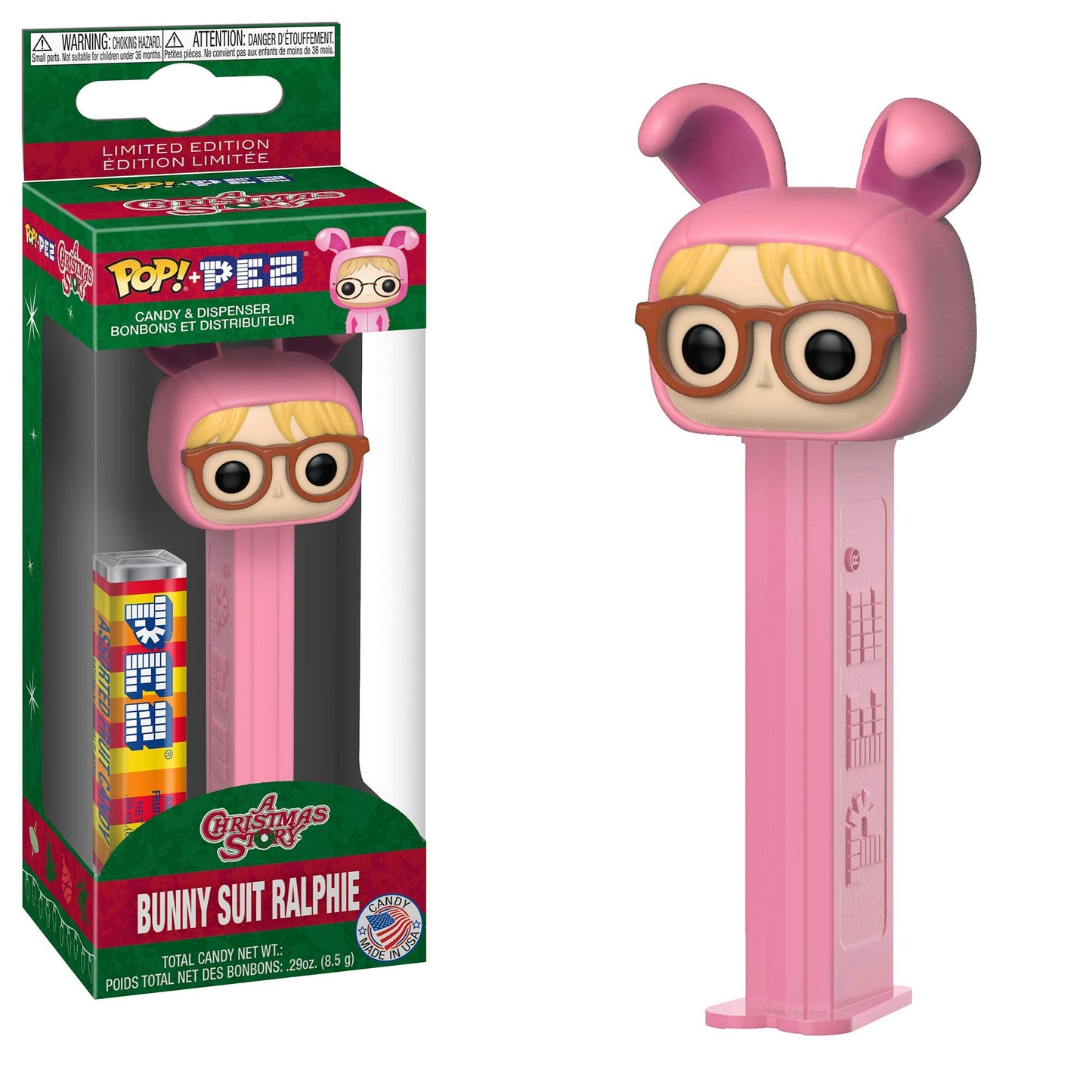 Funko Pop! Pez: A Christmas Story - Raphie (Bunny), Multicolor