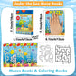 Wiooffen 168 Pages Under The Sea Maze Books For Kids Ages 3-8, 6-Pack- 6 Beginner Level Kids Activity Books Busy Books Ocean Ani