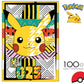 Buffalo Games - Pokemon -No. 25 Summer Pattern - 100 Piece Jigsaw Puzzle For Families -Challenging Puzzle Perfect For Game Nights - Finished Size Is 15.00 X 11.00