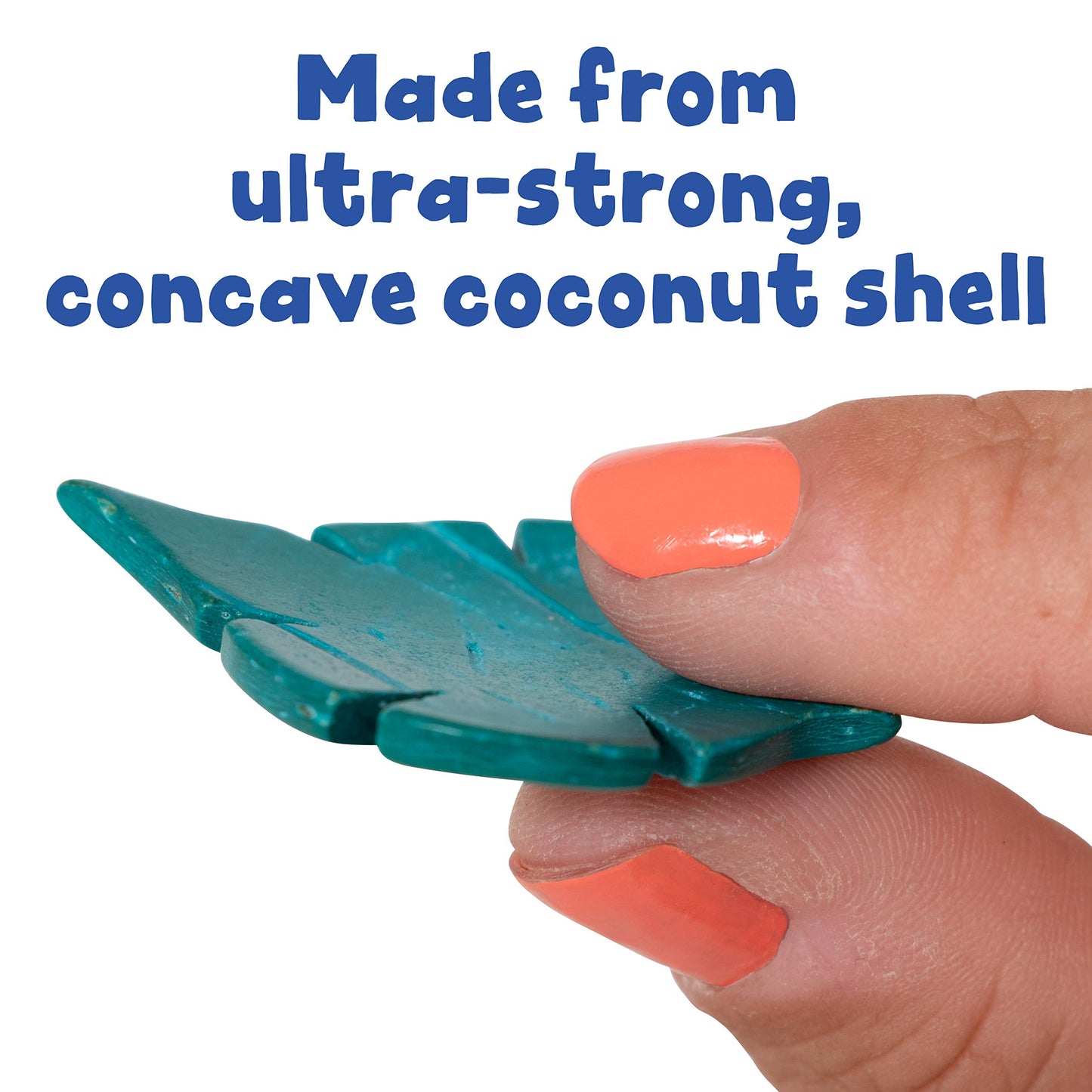 Ready 2 Learn-Ce10008 Coconut Leaves - Set Of 50 - 6 Shapes - 5 Colors - Natural, Hand Made Counters For Kids - Use For Crafts,