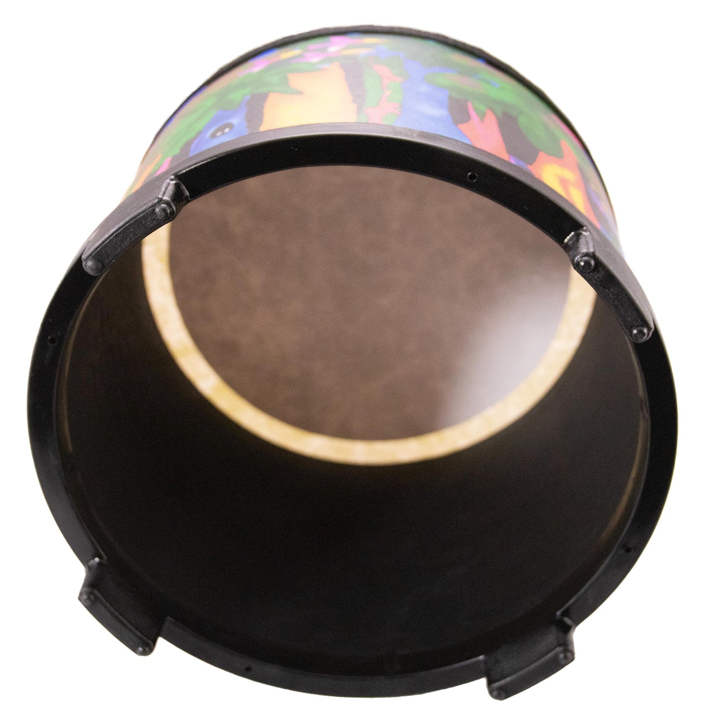 Remo Kids Percussion Floor Tom Drum 10" Fabric Rain Forest KD-5080-01