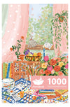 MOMIBOOK Puzzles for Adults 1000 Piece Jigsaw Puzzles of Gentle Breeze, Twinkle Laminate Painting Image Desktop Pzulles Difficul