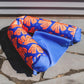 Big Joe Shaka Sling Xl Pool Float, Sweet Shells Berry, Doubled-Sided Mesh, Quick Draining Fabric, No Inflation Needed