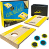 Coinhole Tabletop Game Set | Indoor/Outdoor Coin Bouncing Fun | Wood | Model MABROZON | Party Game for Kids & Adults