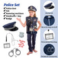 Born Toys Premium 16Pcs Costume Dress Up Set For Kids Ages 3-7 Fireman,Police Costume, And Doctor All Sets Are Washable And Have Accessories