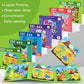 ASTARON Magnetic Puzzles for Toddlers, 16-20-25 Pieces Dinosaur Land Learning Magnet Puzzles for Road Trip, Educational Travel T