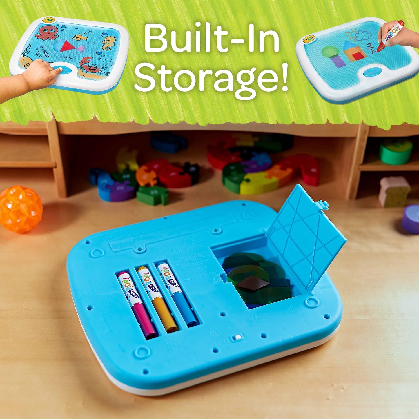 Crayola Light Up Activity Board, Sensory Toy For Toddlers & Kids, Light Box, Light Up Coloring Board, Toys & Gifts For Kids, 3+