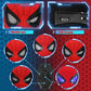 AUGMAXI Electric Spider Superhero Role-Playing Mask Toy with Moving Eyes and LED Lights - Remote Control Ring, Fun Gift for Men