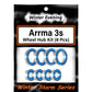 Winter Evening - for 3s Arrma Big Rock Granite Senton Typhon 3S BLX Hubs Carriers Bearings Kit (8 Pcs)