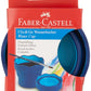 Faber Castell Plastic Click and Go Water Cup, Blue
