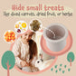 [8 PC] Stacking Cups for Rabbits - Wheat Straw Rabbit Toys with Cute Animal Designs - Bunny Stacking Cups to Play with Rabbits - Nesting Toys for Rabbits to Keep Busy - Graduated Sized Stackable Toys