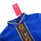 ReliBeauty Kids King Costume Set for Boys & Girls - Red Robe & Crown, Size 3T/100, Perfect for Dress-Up Parties & Halloween