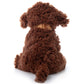 The Petting Zoo Scruffy Dog Stuffed Animal, Gifts For Kids, Chocolate Brown Dog Plush Toy 10 Inches