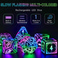 FONVGOGO Light Up Dice Set D&D for Dungeons and Dragons 4 in 1 Color, Cool LED DND Dice with Charging Box Rechargeable Polyhedra
