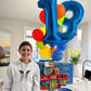 Navy Blue Number 13 Balloon 40 Inch, 13 Number Balloon, 13Th Navy Blue Birthday Decorations, 13 Year Old Girls Boys Blue Party S