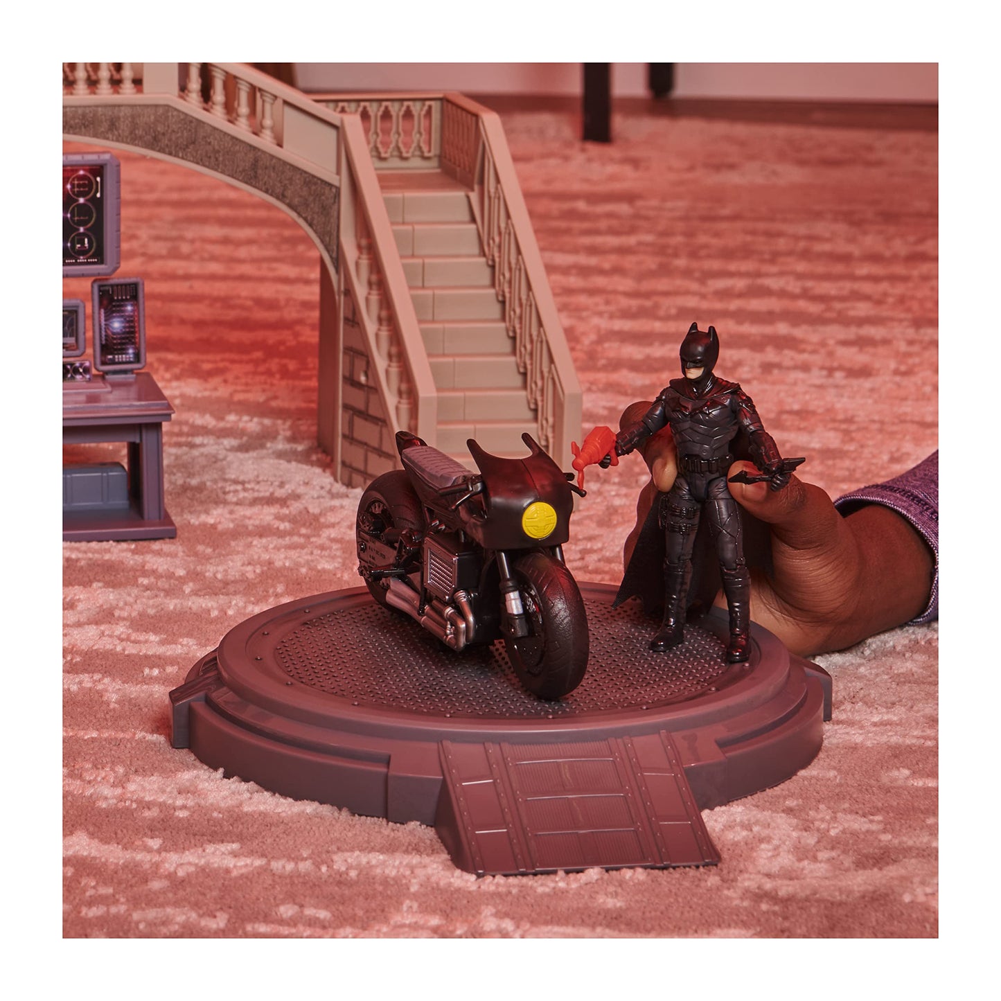 DC Comics  Batman Batcave with limited availability Batman and Penguin Action Figures and Batcycle  The Batman Movie Collectible Kids Toys for Boys Ages 3 and up