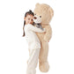 Poutmac Big Teddy Bear 4Ft Giant Soft Stuffed Animals Cute Plush Toy For Girlfriend Women Kids For Valentine'S Christmas Birthda