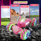 Nicella Remote Control Car, Pink RC Cars for Girls, Gesture Control Stunt Car with Light & Music, 4WD, 360 Rotating, 2.4Ghz Remo