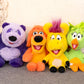 Jada Toys Donkey Hodie Plush Twin Pack - 8" Sound Toys - Purple Panda & Duck Duck - Ages 3+, Polyester, Model 34929