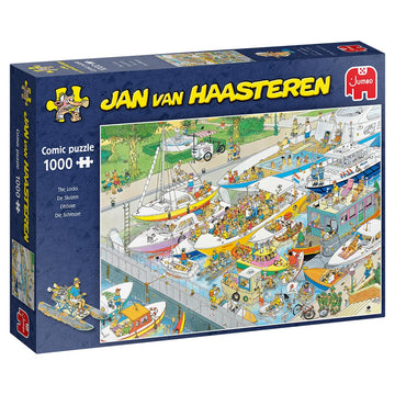 Jumbo, Jan Van Haasteren - The Locks, Jigsaw Puzzles For Adults, 1000 Piece