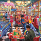 White Mountain Puzzles - Juke Box Diner - 500 Piece Jigsaw Puzzle For Adults & Kids - Fun Family Activity - 24''X30''