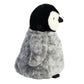 Aurora Festive Holiday Pippy Penguin Stuffed Animal - Seasonal Cheer - Heartwarming Gifts - Gray 11 Inches