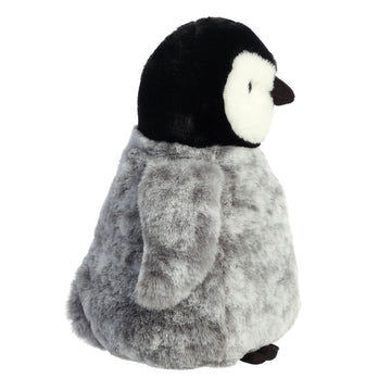 Aurora Festive Holiday Pippy Penguin Stuffed Animal - Seasonal Cheer - Heartwarming Gifts - Gray 11 Inches