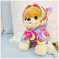 GUND Boo Plush Pomeranian Dog with Rainbow Hoodie, 9” Stuffed Animal for Ages 1 and Up, Adorable Gift, Soft Toy