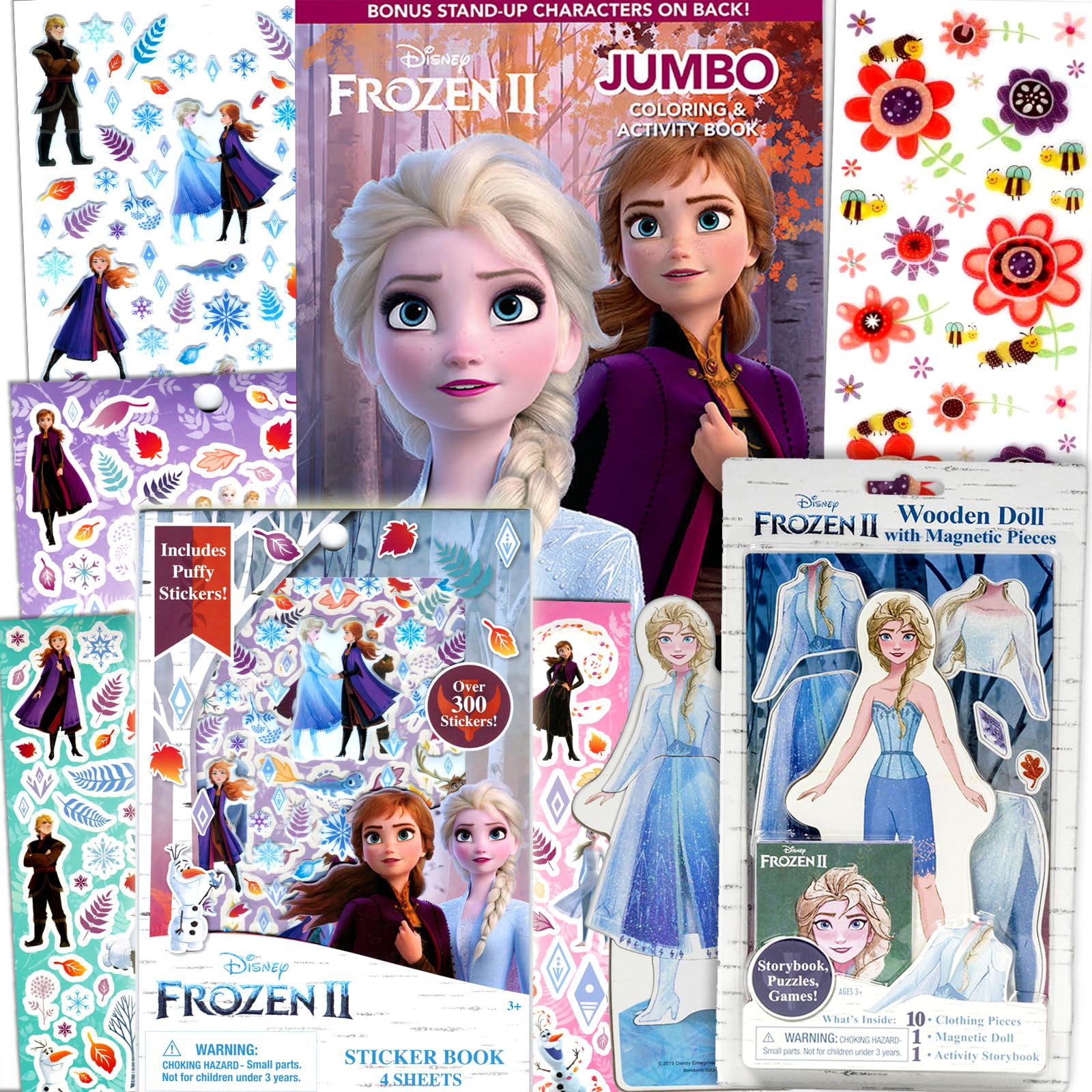 Disney Frozen Coloring and Art Activity Books Bundle Set with Coloring Book, Activity Pack, Stickers, and More  Featuring Disne