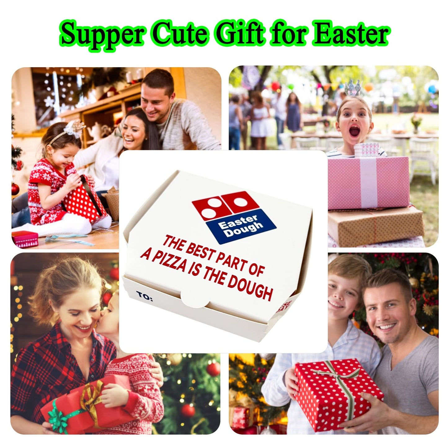 4 Pack Easter Basket Stuffers, Money Box For Cash Gift For Kids Teens, Money Holder, Gift Card Holder, Mini Pizza Box Easter Dou