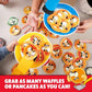 WHAT DO YOU MEME? Waffles vs Pancakes Game - Family Fun, Medium Size, Red, Model WW4010, Kids 8+