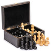 Husaria Staunton Tournament No. 5 Chessmen With 2 Extra Queens And Wooden Box, 3.6-Inch Kings
