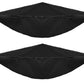 Simple Houseware 2 Pk - Stuffed Animals Jumbo Toy Storage Hammock, Black