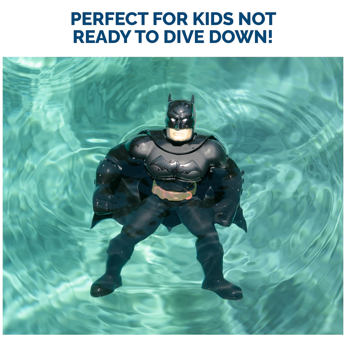 Swimways Dc Batman Floatin' Figures, Swimming Pool Accessories & Kids Pool Toys, Batman Party Supplies & Water Toys For Kids Age