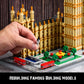 Aigidusansu London Elizabeth Tower Big Ben Micro Building Block Set,3600 Pieces Landmark Architecture Model, Birthday Gifts Priz