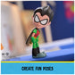 Spin Master Teen Titans Go! Twisty Titans Robin Flexible Action Figure, Multicolor, Kids Toys for Boys and Girls Ages 4 and Up
