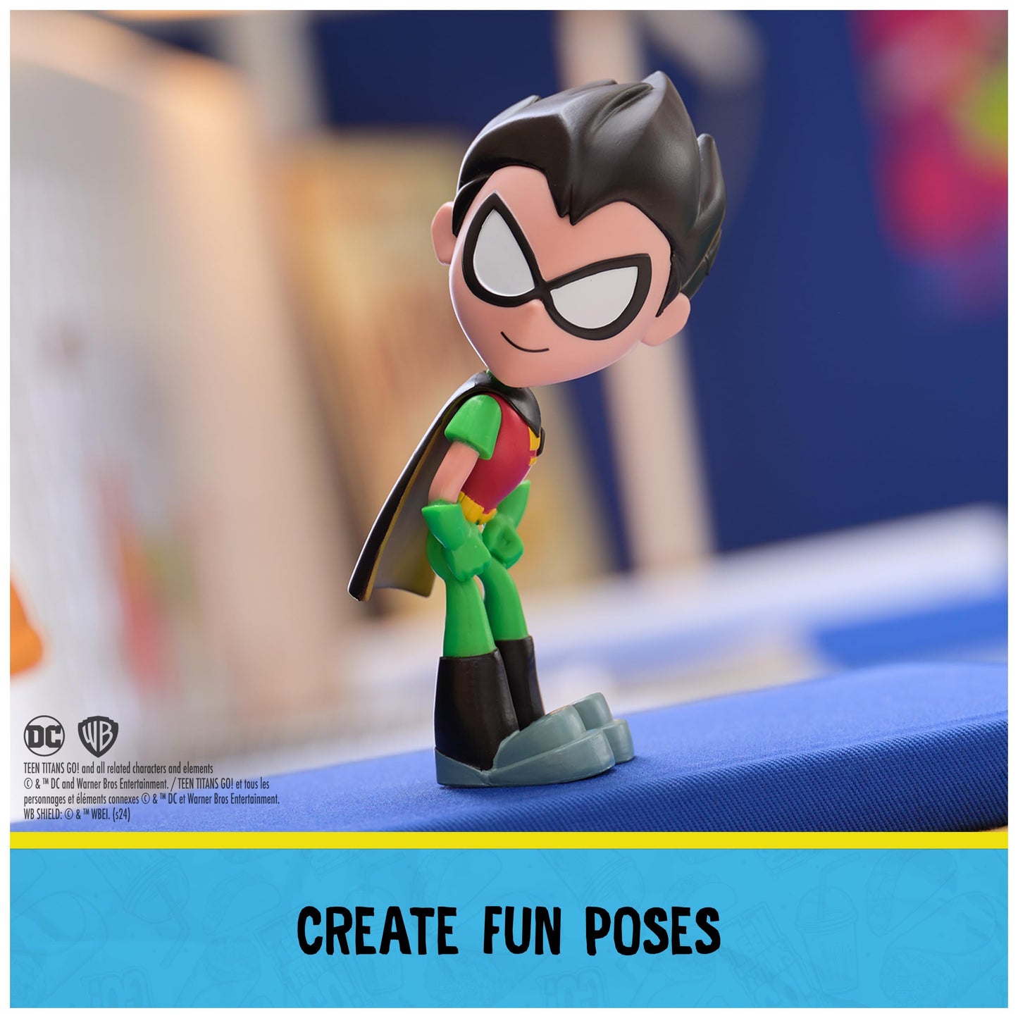 Spin Master Teen Titans Go! Twisty Titans Robin Flexible Action Figure, Multicolor, Kids Toys for Boys and Girls Ages 4 and Up