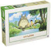 Ensky My Neighbor Totoro 500-Piece Jigsaw Puzzle - Fishing on Tree, Wood, 38cm×53cm, Model 500-228