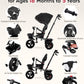 Ridyee 7-In-1 Tricycle For 18 Months To 5 Years, Rotatable Seat For Toddlers 1.5-3, Tricycle For 3-5 Years With Diy Stickers, Al