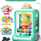 Claw Machine For Kids, Mini Vending Machine With Game Coins & Music, Prize Dispenser Toys For Girls And Boys, Electronic Claw Game Machine For Party Birthdays, Includes 30 Mini Toys (Doggy Green)
