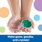 Learning Resources Crystal Lab STEM Toy Set for Kids, 20 Pieces, Multi Color, Ages 4+, Model LER2950, Plastic, 25.4 x 22.9 x 11