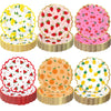 Funnymoom 60 Pcs 7 Inch Fruit Paper Plates Tutti Fruit Birthday Party Supplies Summer Disposable Dinner Dessert Plates for Weddi