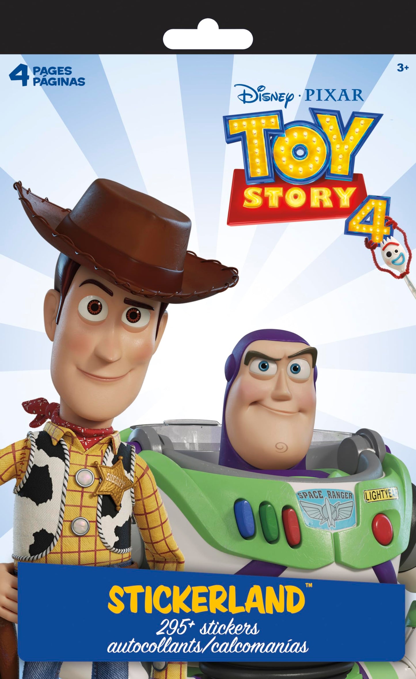 Trends International Toy Story Stickerland Pad-4 Pages, Multi