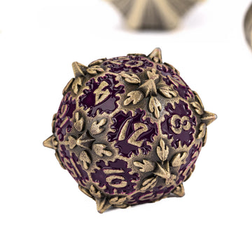 UDIXI Dragon Metal Dice Set D&D, 7-die Polyhedral Dice Set with Unique Shape for DND Dungeons and Dragons Role Playing Games and