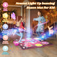 Dance Mat For Kids Ages 4-8, Led Light-Up Electronic Dance Pad Toys With Bluetooth, 6 Game Modes Kids Dance Mat, 13 Built-In Mus