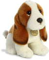 Aurora® Adorable Miyoni® Tots Basset Hound Pup Stuffed Animal - Lifelike Detail - Cherished Companionship - Brown 11 Inches