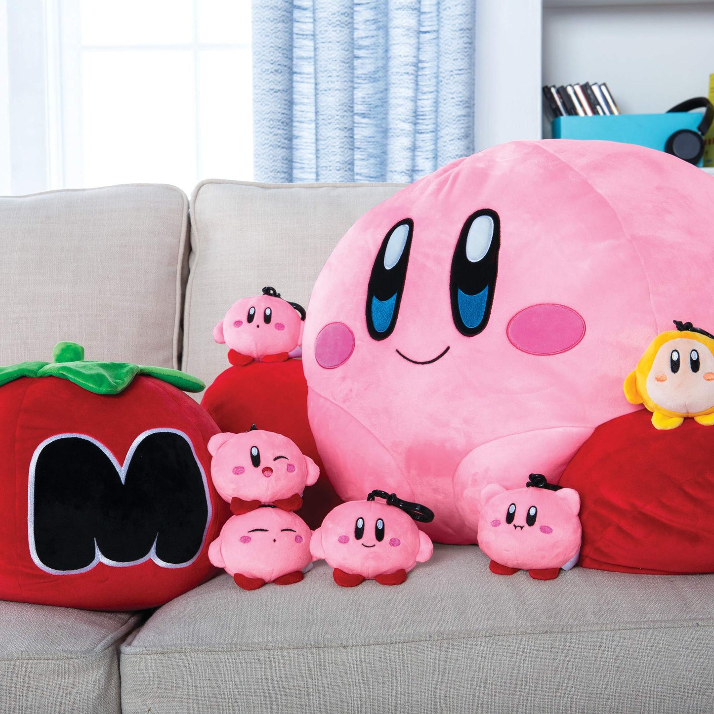 Club Mocchi-Mocchi- Kirby Plush - Maxim Tomato Plushie - Squishy Kirby Toys - Collectible And Cute Stuffed Animals - Gaming Gifts And Game Room Decor - Video Game Collectibles - 15 Inch